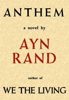 First-edition jacket of Anthem