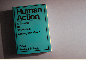Cover card for Human Action from Charles Koch's official favorite-reads page
