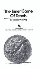 Cover of The Inner Game of Tennis