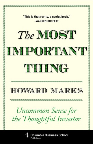Cover of The Most Important Thing