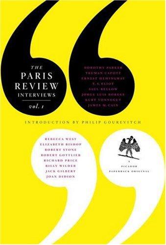 Cover of The Paris Review Interviews, I