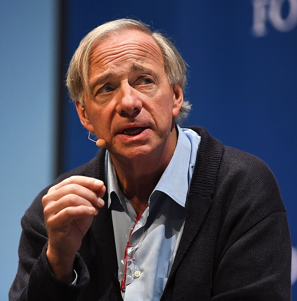 Ray Dalio speaking at Web Summit