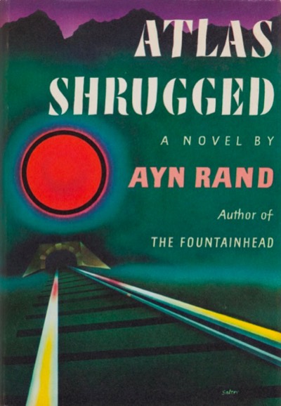 First-edition jacket of Atlas Shrugged