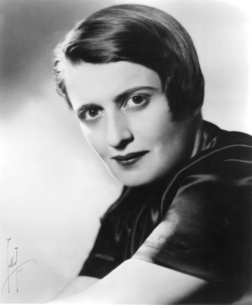 Ayn Rand in her 1943 Talbot portrait