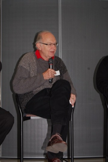 Donald Knuth speaking at the Computer History Museum in 2011